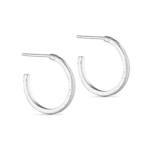 Pure By Nat Børstede Creoler, Silverplated