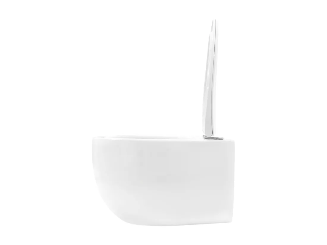 Cuvette Wc Suspendue Rea Lars Rimless Duroplast/Flat/Zm White