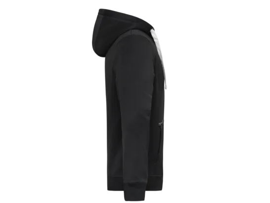 Sweat de travail zippé Hoody Street Style Noir