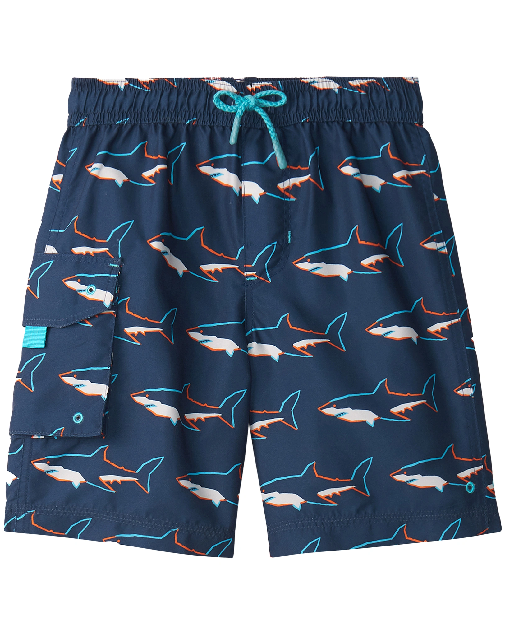 Badeshorts SWIMMING SHARKS in blau