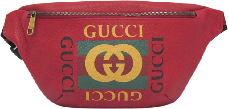 Gucci Vintage Gucci Belt Bag Red