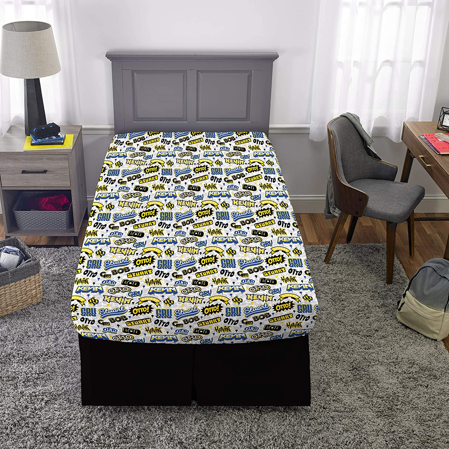 Twin Super Mario 3-Piece Bed Sheet Set.1 Flat Sheet 1 Fitted Sheet 1 Pillow Cases