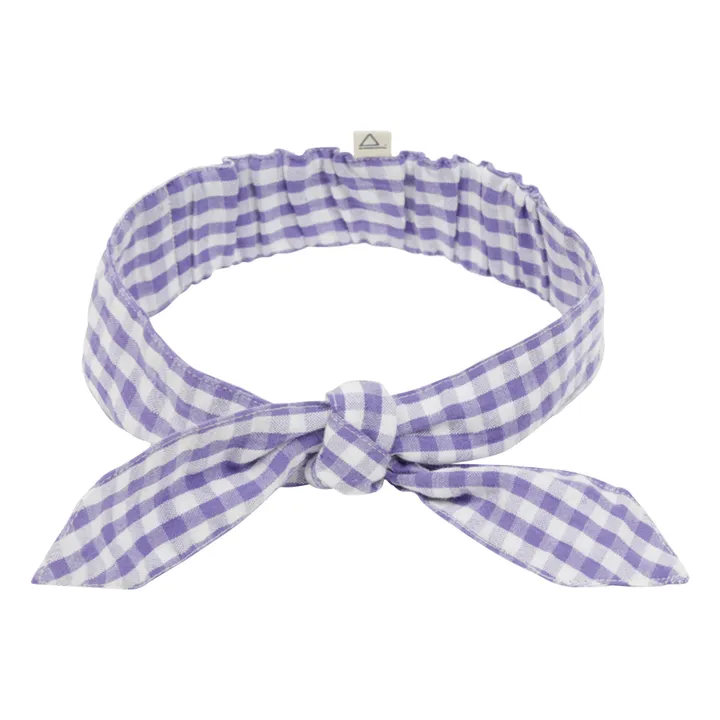 Arsène et Les Pipelettes Bandeau Feza Coton Bio | Violet