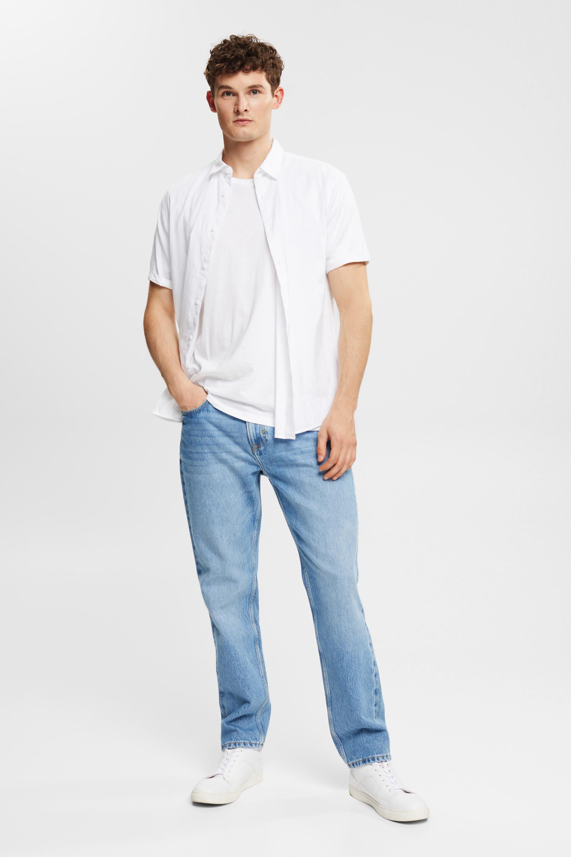 Jean à jambes droites, coton biologique