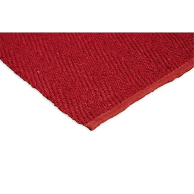 Kokosteppich Fischgrat, Rot, Breite 65 cm