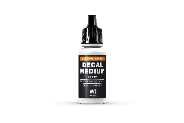 Vallejo 73.212, 17 ml, Plastflaske, Sort, Hvid