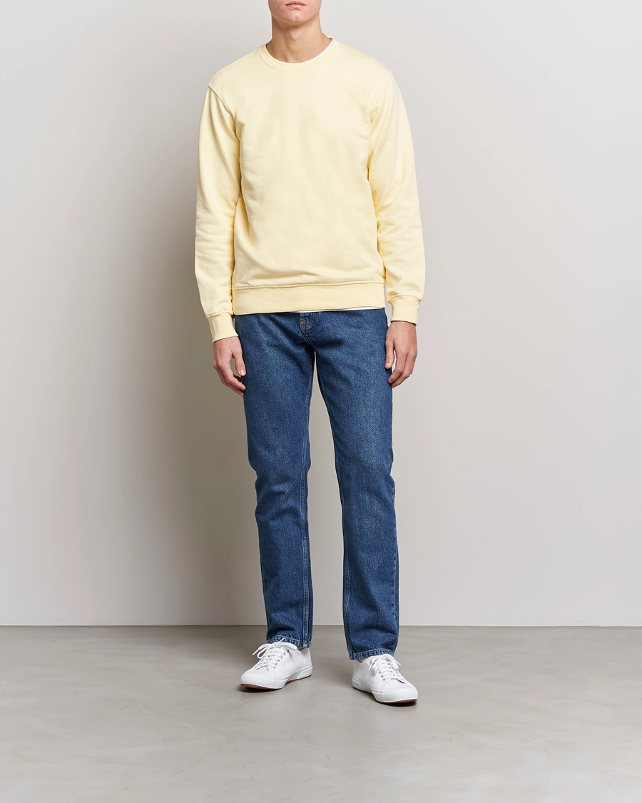 Colorful Standard Classic Organic Crew Neck Sweat Soft Yellow