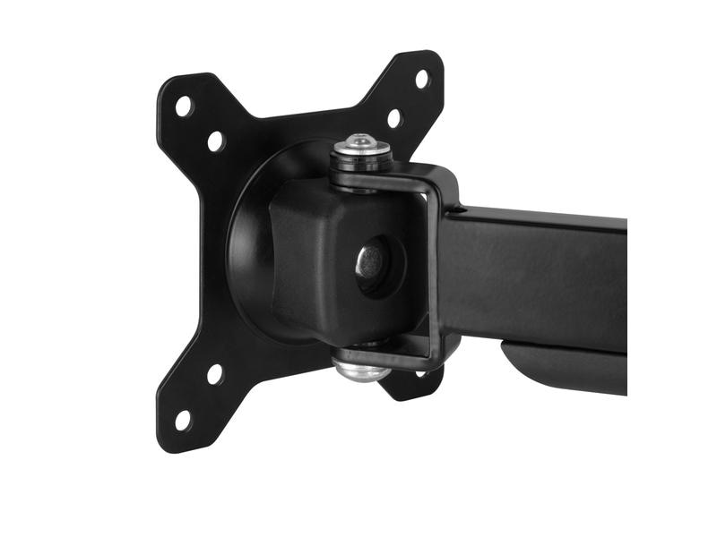 Arctic Cooling Wandhalter W1C bis 18 kg – Schwarz Monitor-Wandhalterung mit beweglichem Gelenkarm