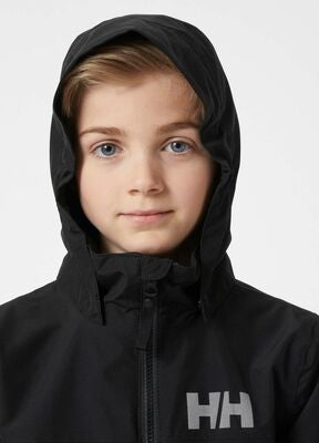 Helly Hansen JR Juell Regnjakke, Black