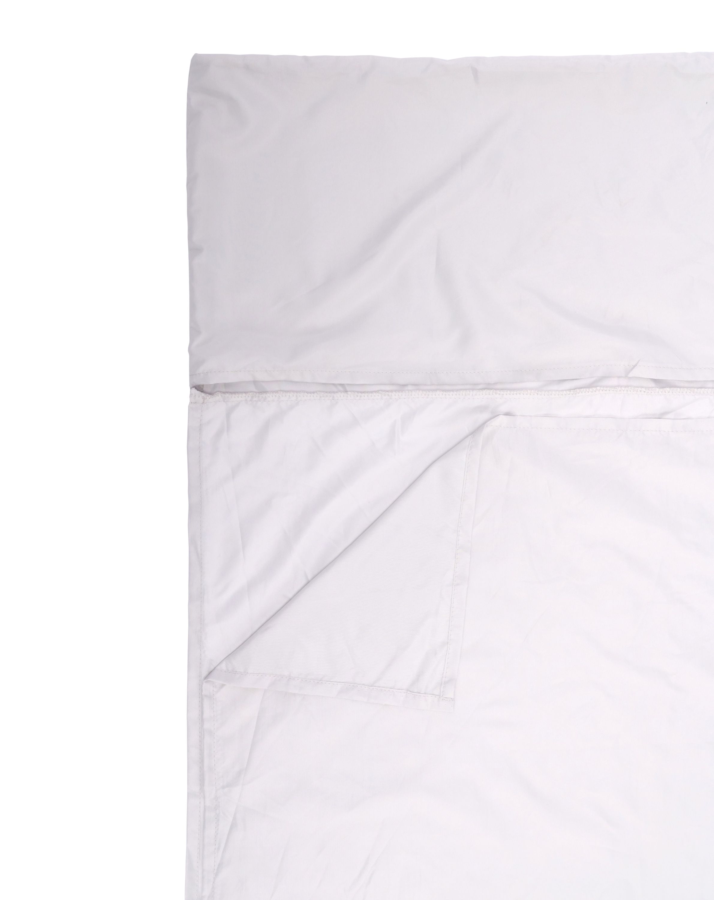 Hüttenschlafsack 210 cm weiss