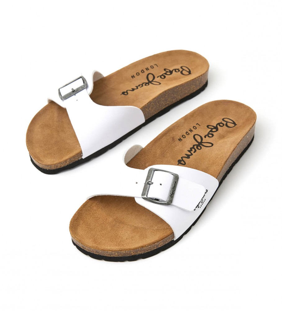 Sandálias Pepe Jeans Bio Single Champion, brancas