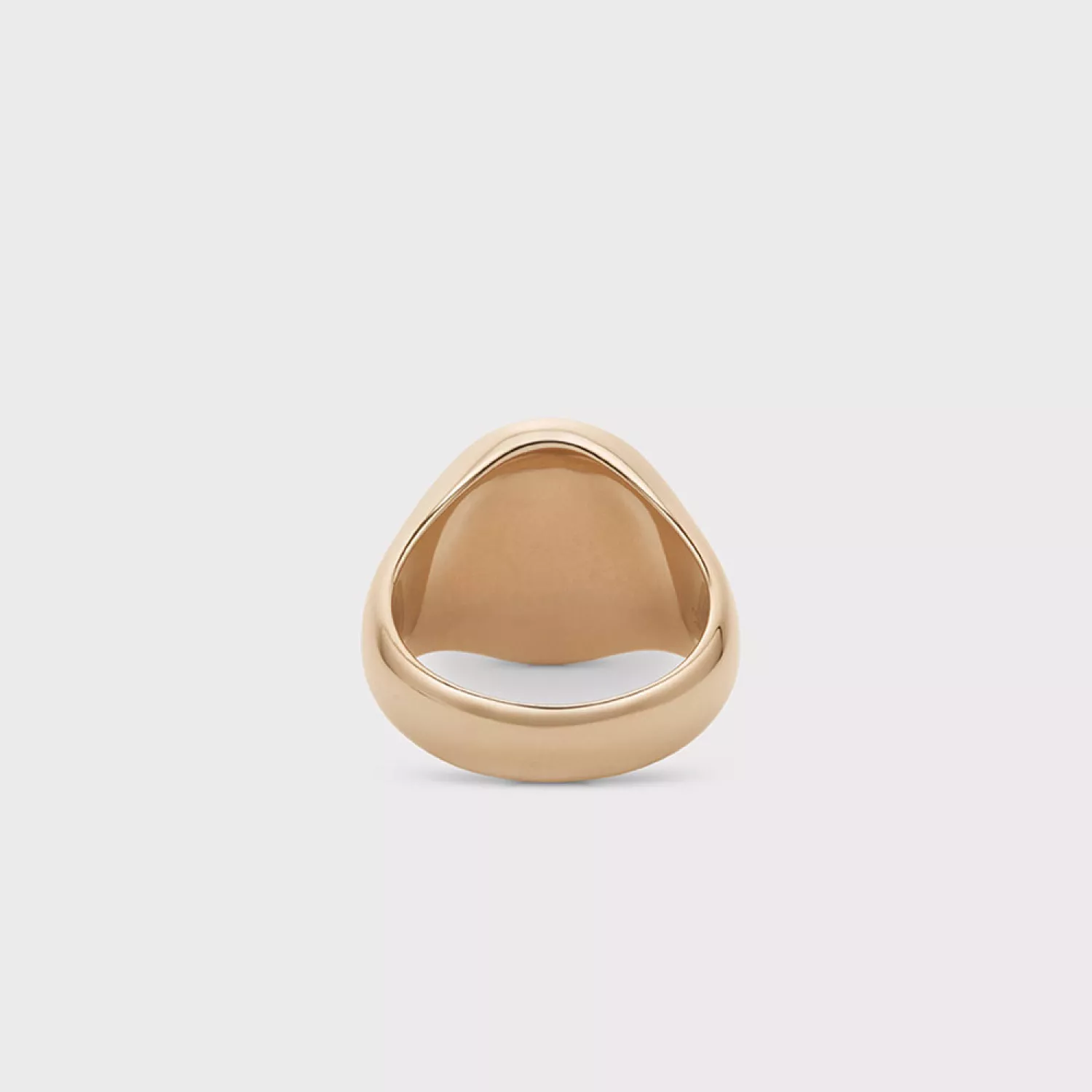 IX Studios Oval Signet Hawks Eye Ring 22 kt. Forgyldt Sølv DMN0337GDHE