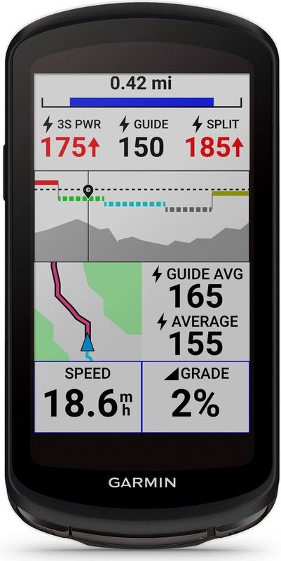 Garmin - Edge 1040 Solar - Fietscomputer - Zwart - Zonne-energie
