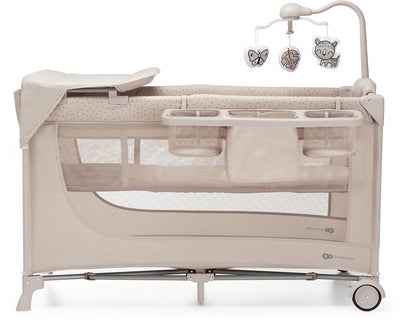 Kinderkraft JOY 2 Reiseseng med Tilbehør, Beige