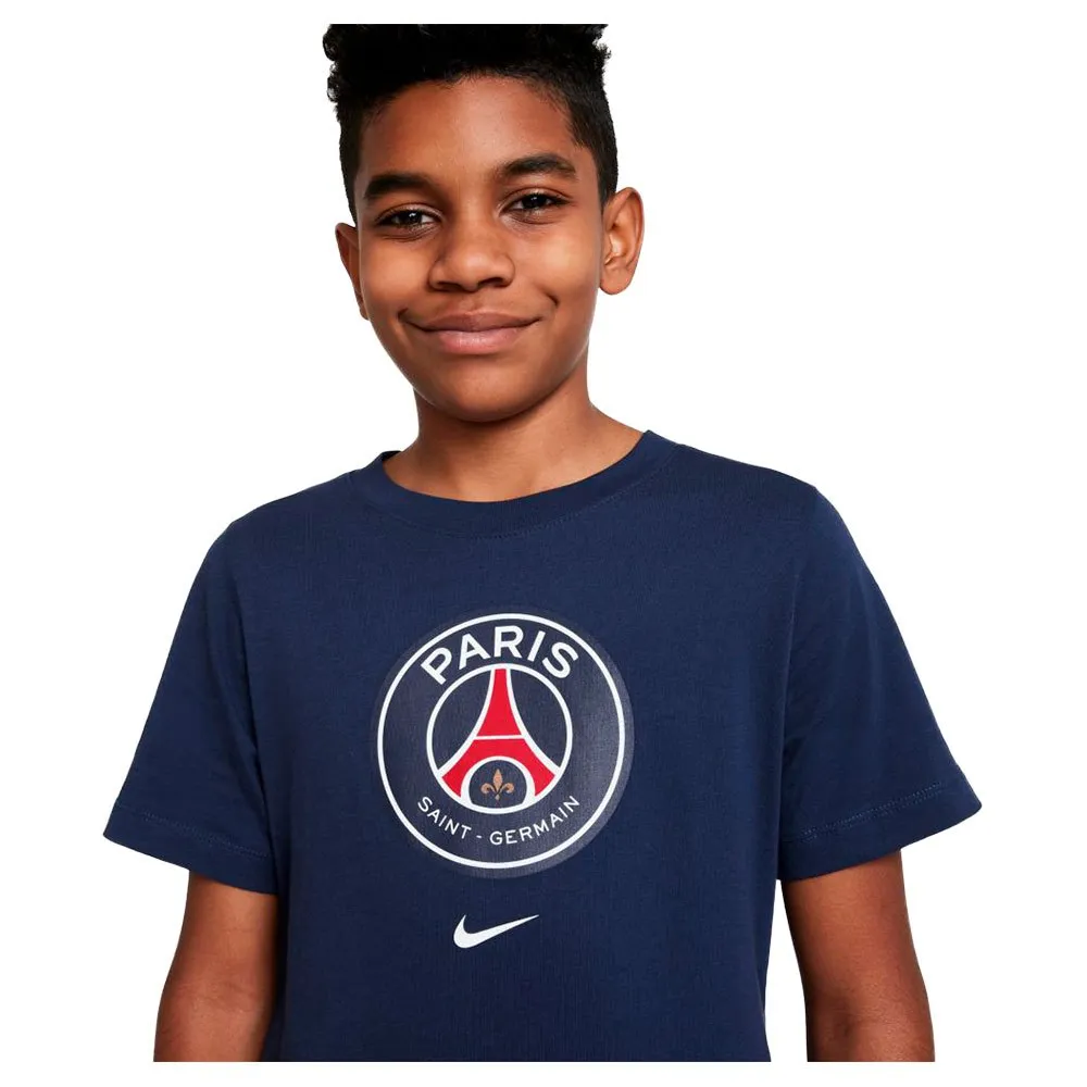 Nike PSG 22/23 Crest Junior-Kurzarm-T-Shirt