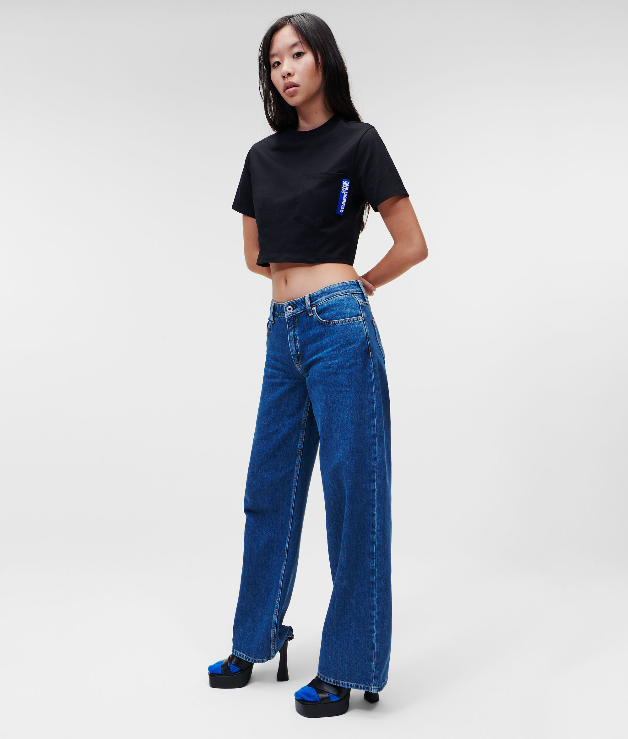 T-SHIRT MANCHES COURTES KLJ CROPPED