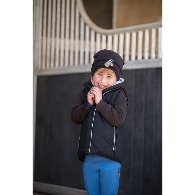 Bodywarmer HKM Cuddle Style Heating Kids Zwart