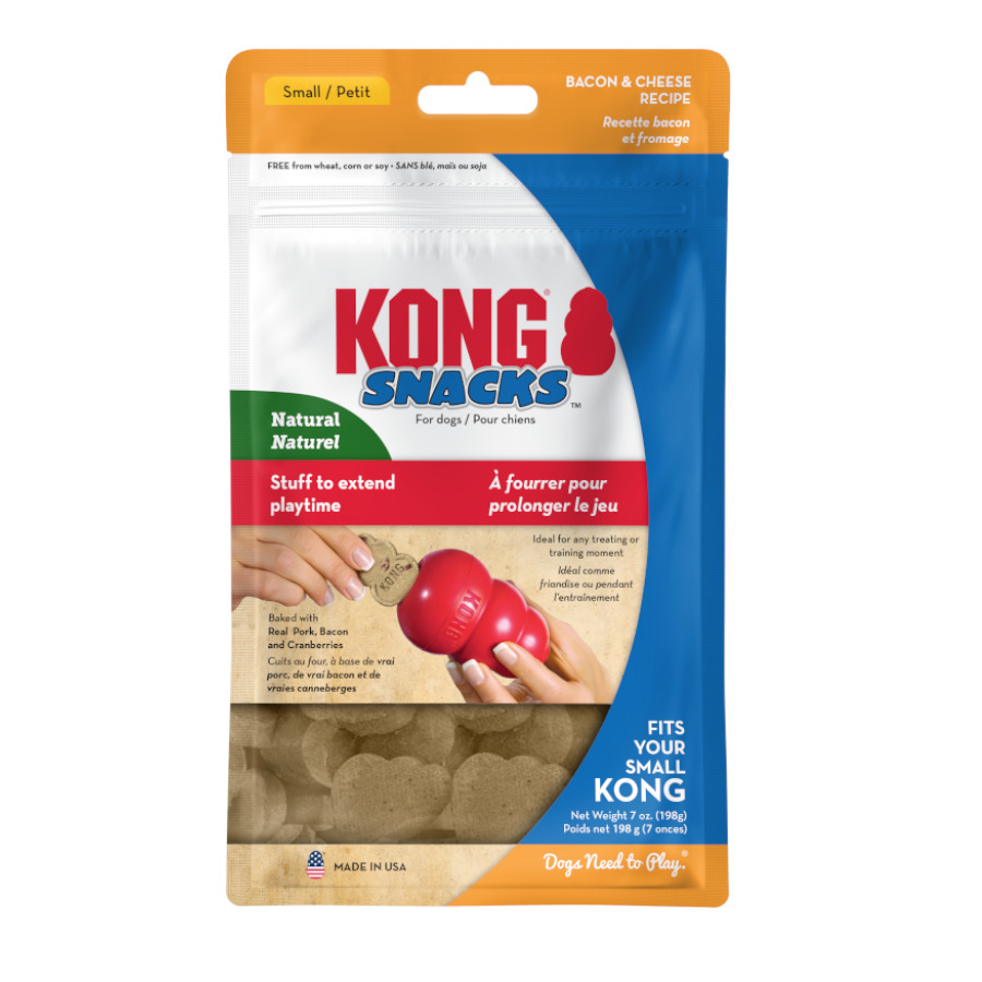 Petiscos Kong sabor bacon e queijo para cães