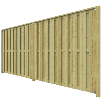 Schutting startpakket Royal grenen ca. 3,8 m lang