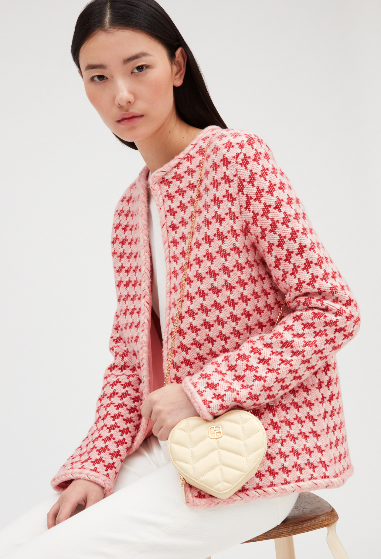 Petit sac coeur cuir