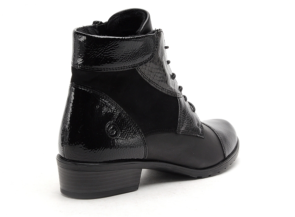 Remonte boots bottine plates femme d6882 noir