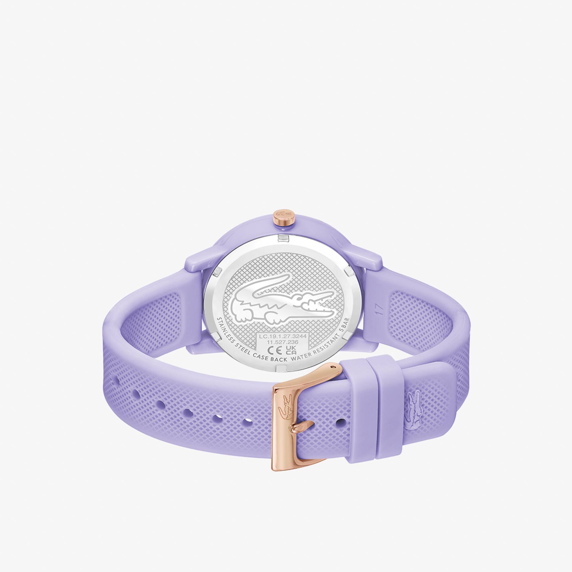 LACOSTE 12.12 Dreizeigeruhr aus Silikon Uhren - Weiss - Lacoste - Damen