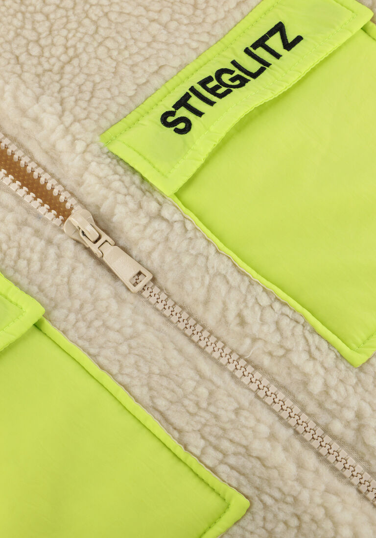ecru stieglitz teddy jas devante teddy jacket