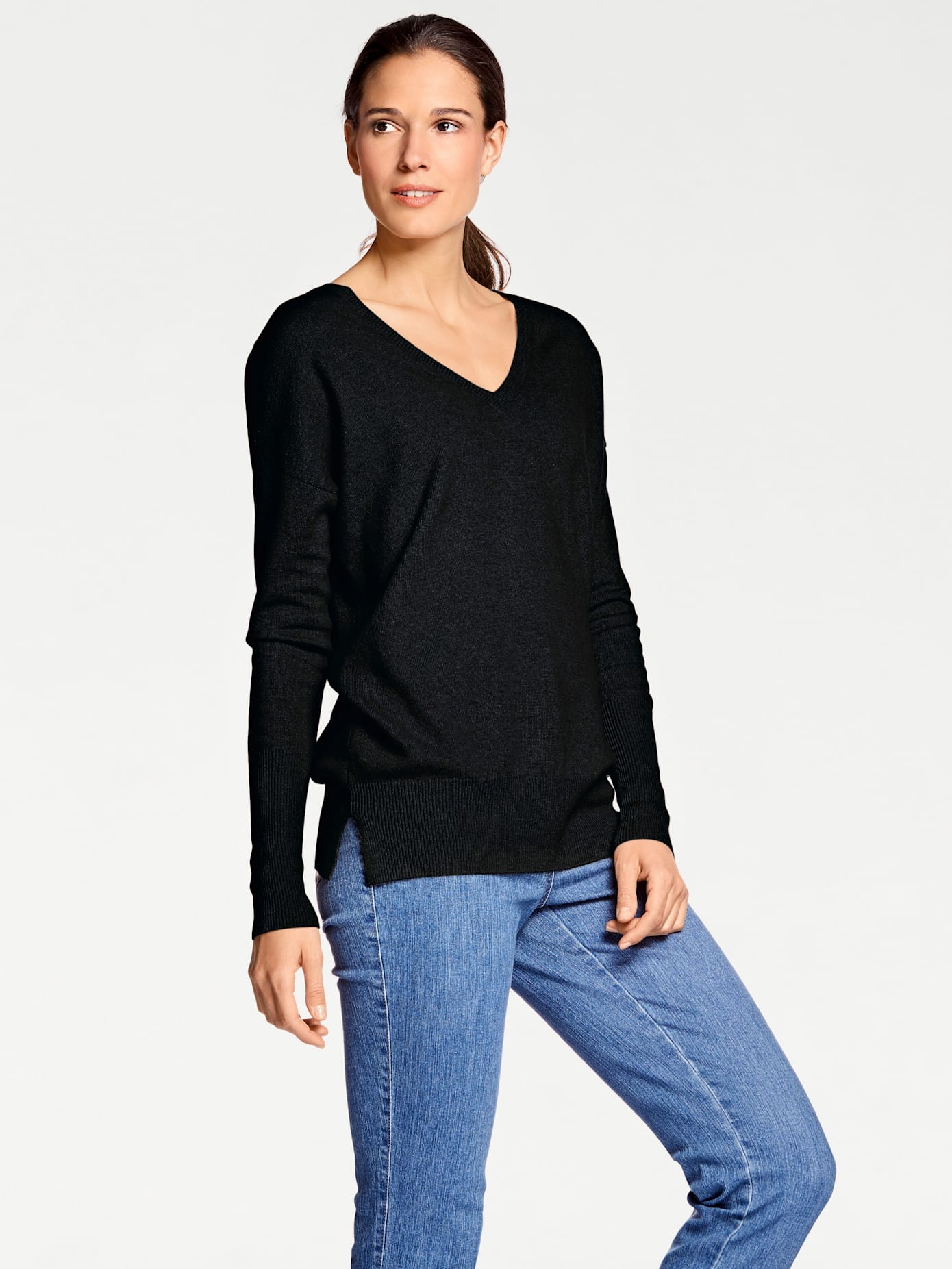 heine Strickpullover »V-Pullover«