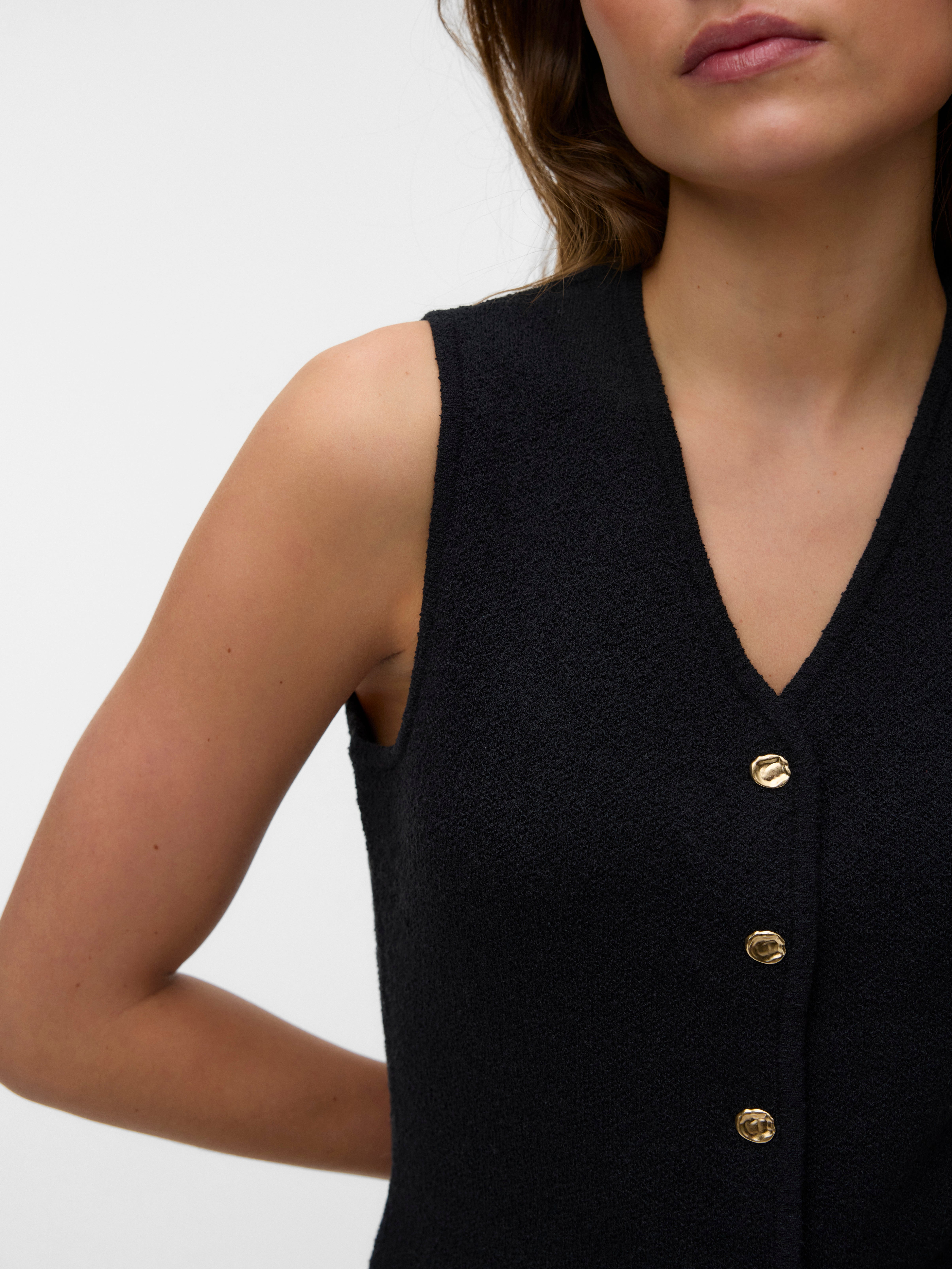 VMSILVIA Gebreid gilet