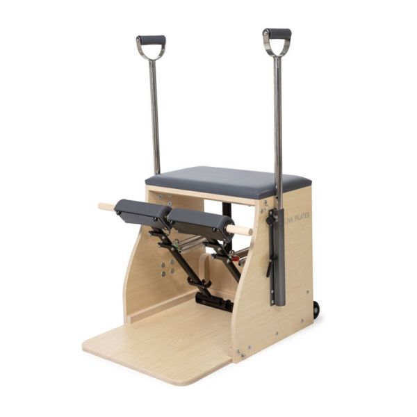 Elina Pilates Cadeira Combo Base de Madeira Cinzento - ELN 700065