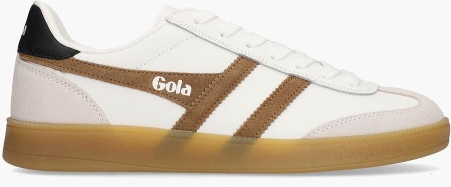 Gola Viper leren sneakers wit camel