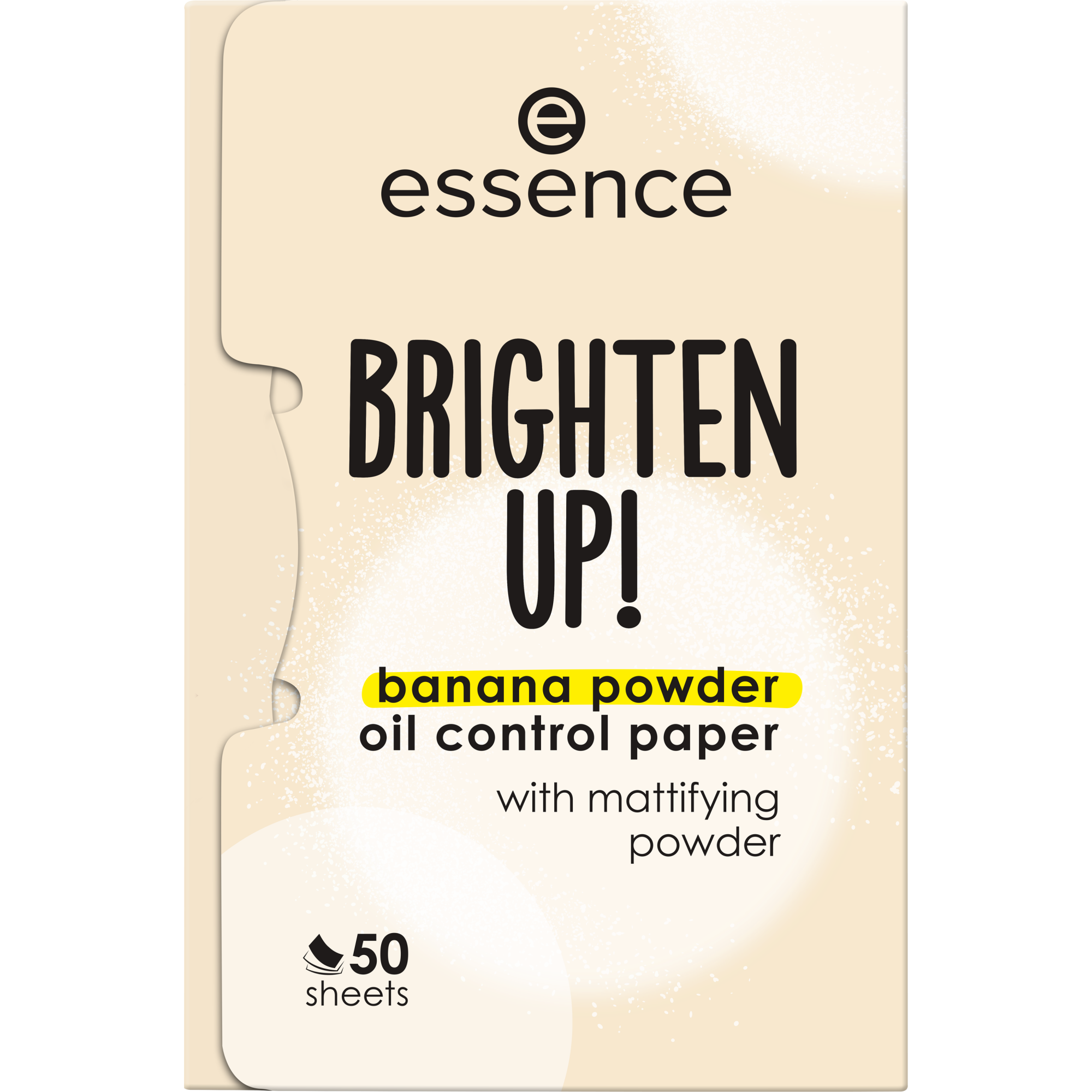 BRIGHTEN UP! banana powder oil control paper