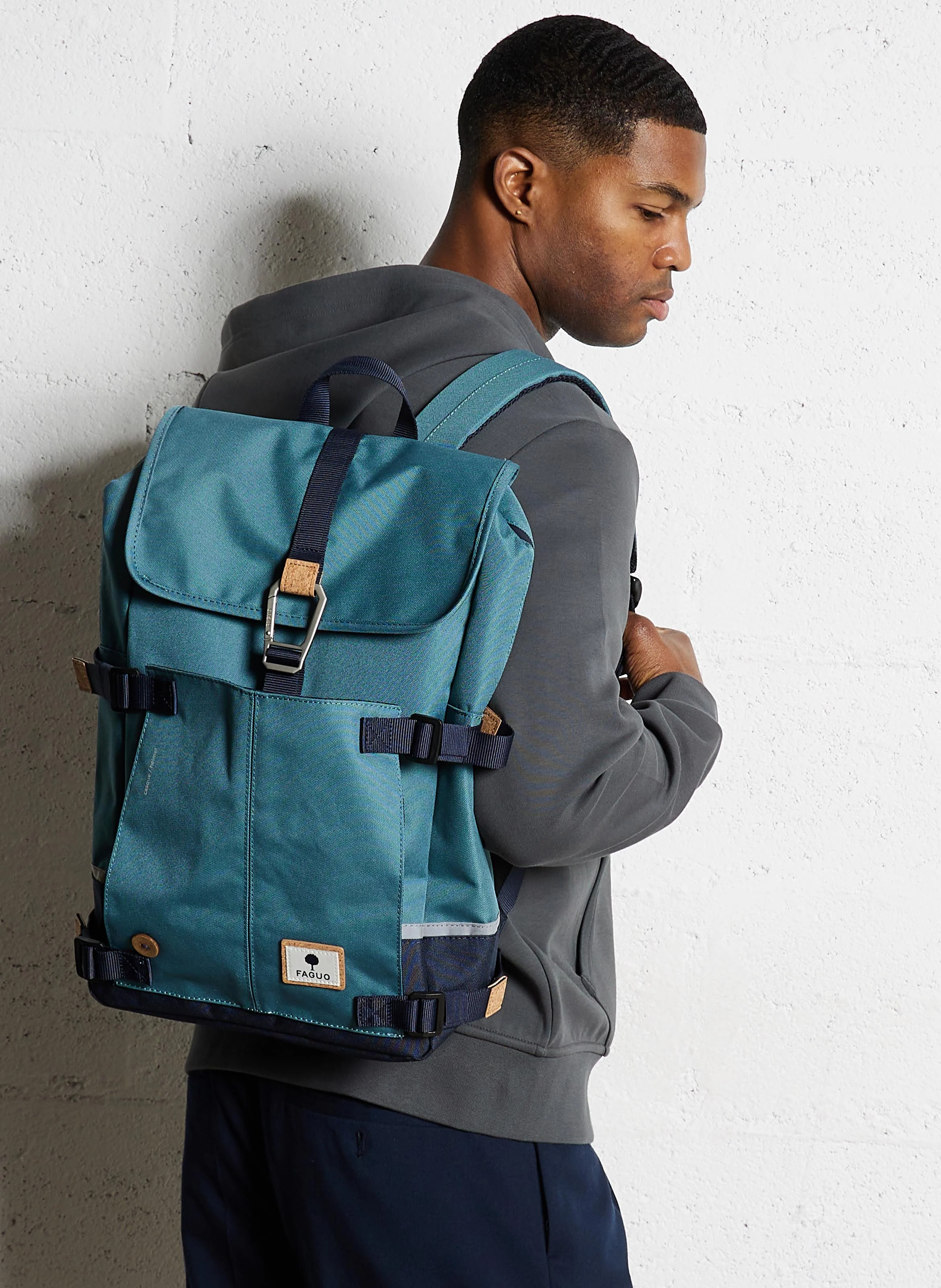 COMMUTER - Sac à dos vegan| Bleu