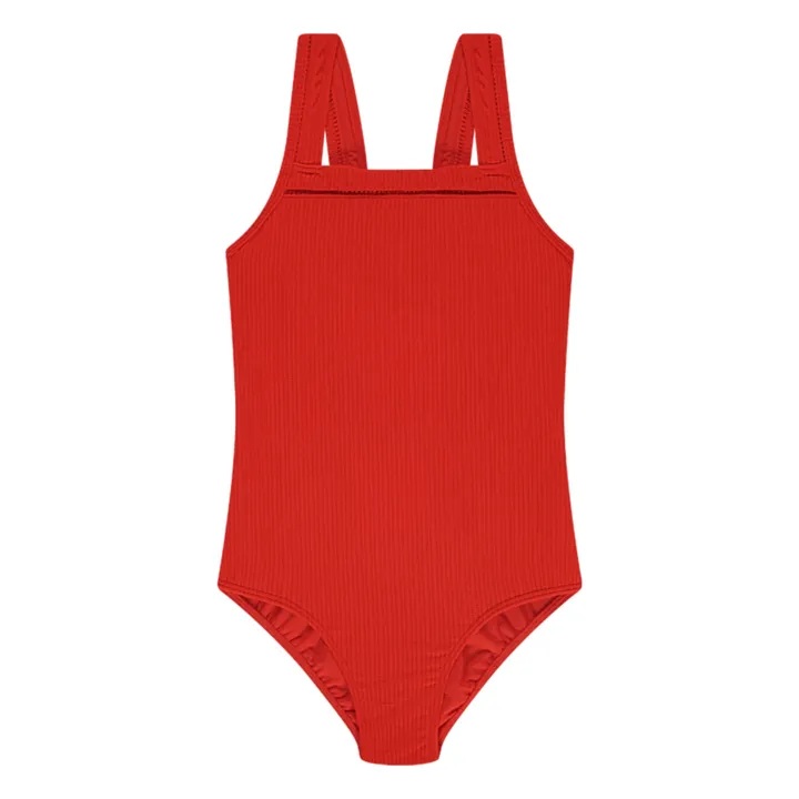 Beachlife Maillot 1 Pièce Texturé | Rouge