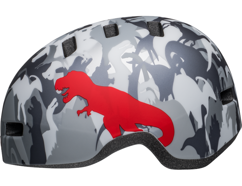 Bell Lil Rippers Cykelhjelm Til Børn Mat Grå/Sølv/Camo 45-52cm
