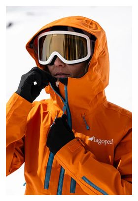 Veste Imperméable Femme Lagopedv Eve Orange