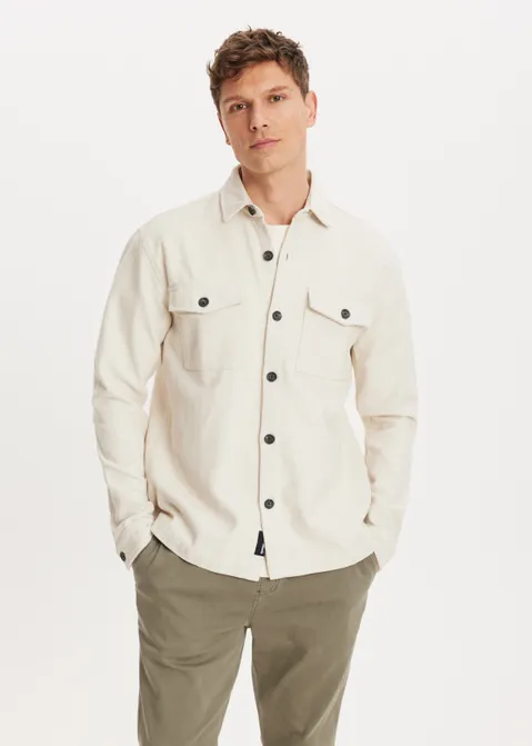 Overshirt cozy zand (ZND.L)