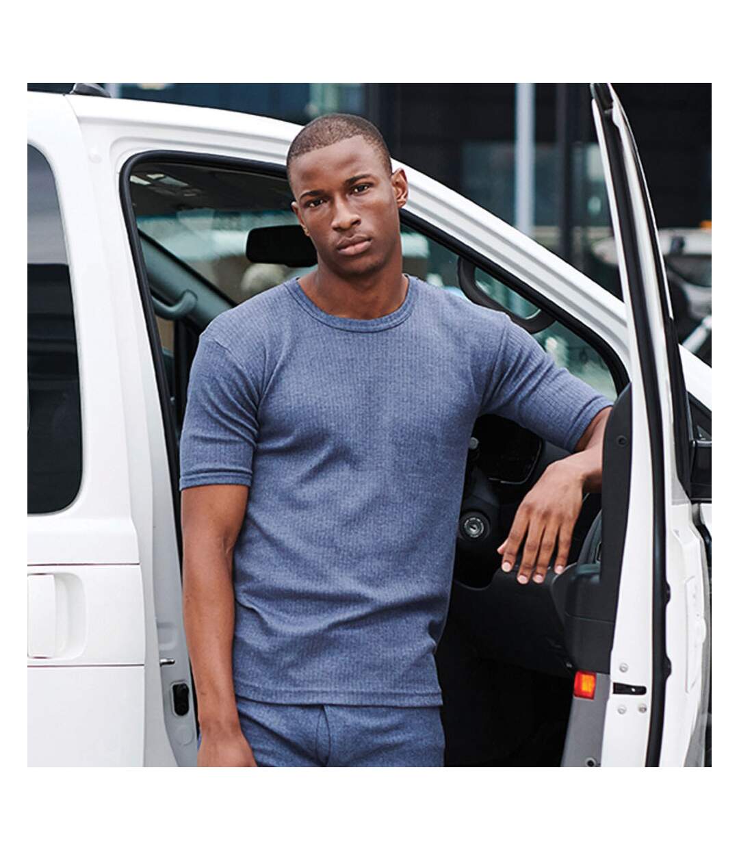 Regatta - T-shirt thermique à manche courtes - Homme (Denim) - UTRW1258