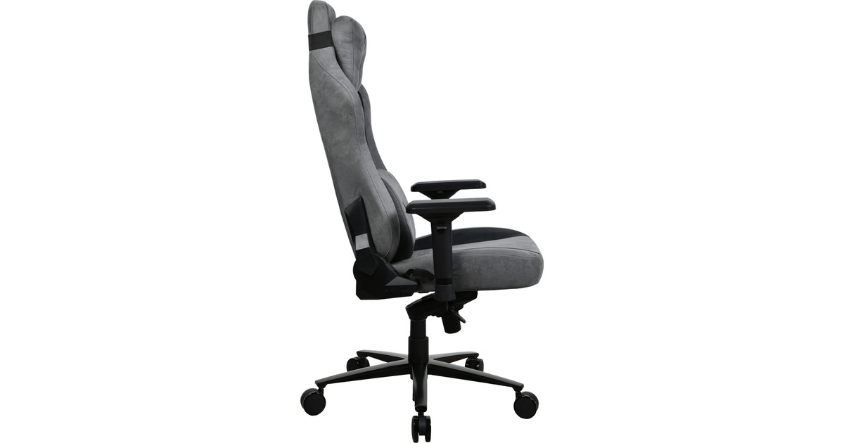 ArozziVernazza Supersoft Fabric - Anthracite gamestoel  (Antraciet)