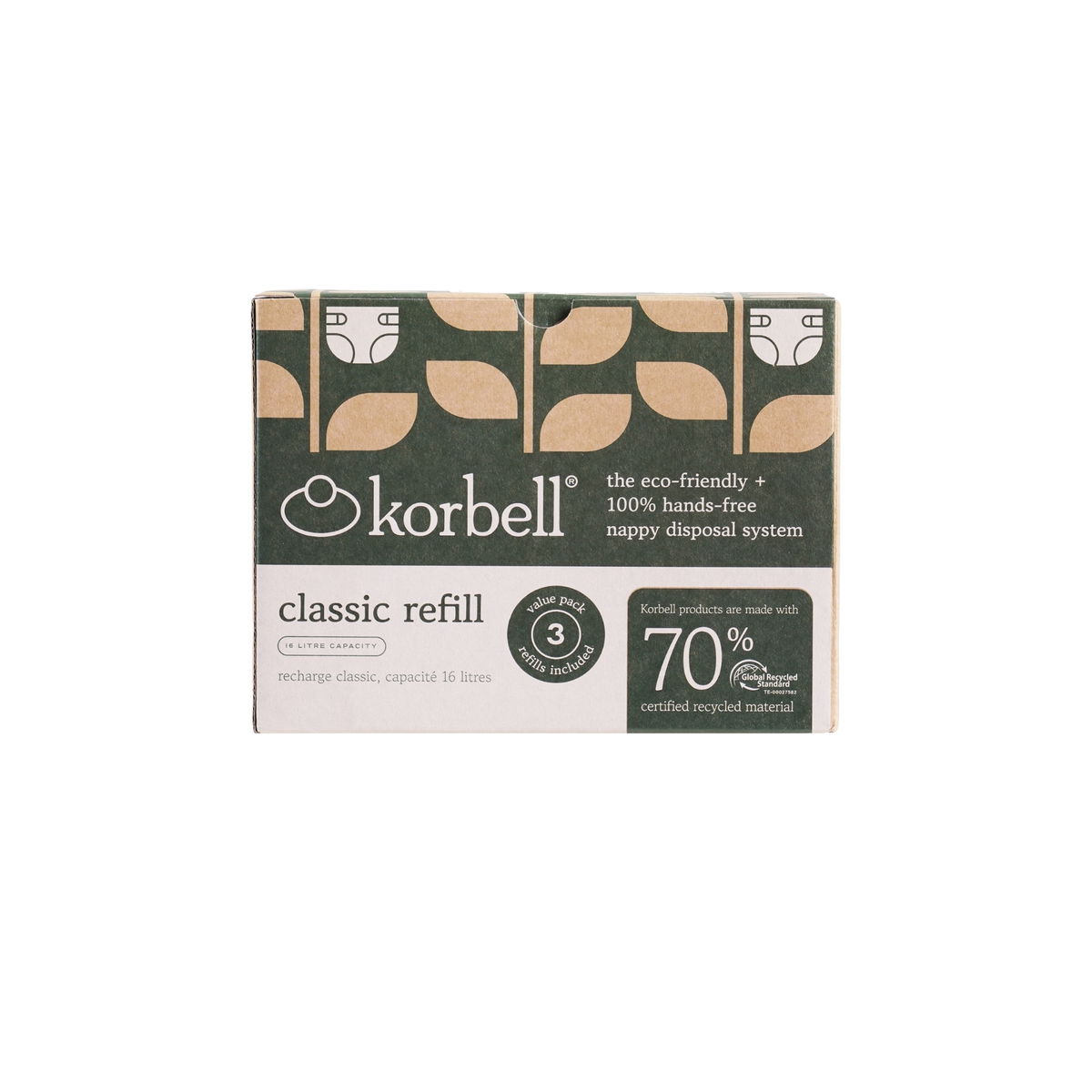 KorbellKorbell   Nachfüllfolien recycled 6er Pack