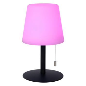 Lucide USB oplaadbare tafellamp Rio 1.8W zwart
