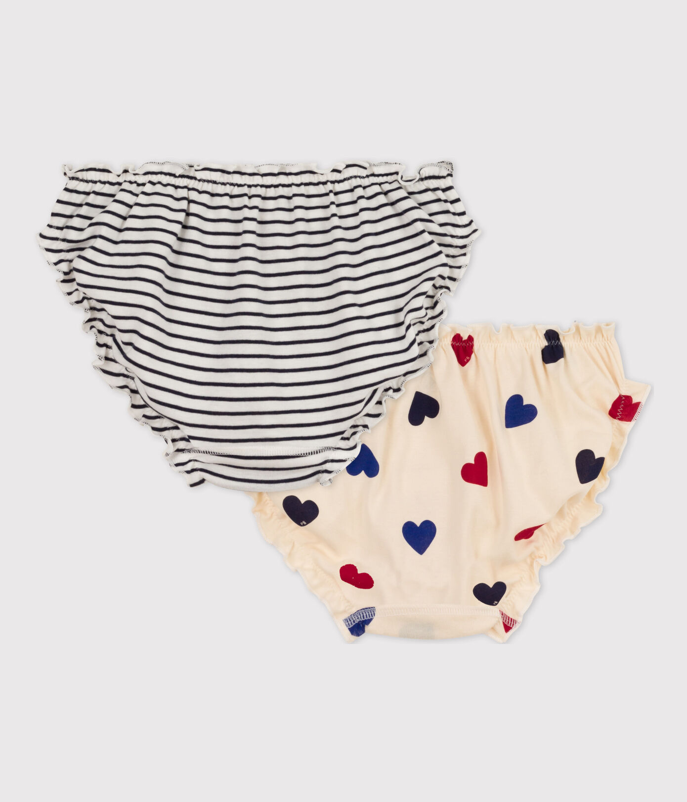 Lot 2 culottes froufrou en coton Femme