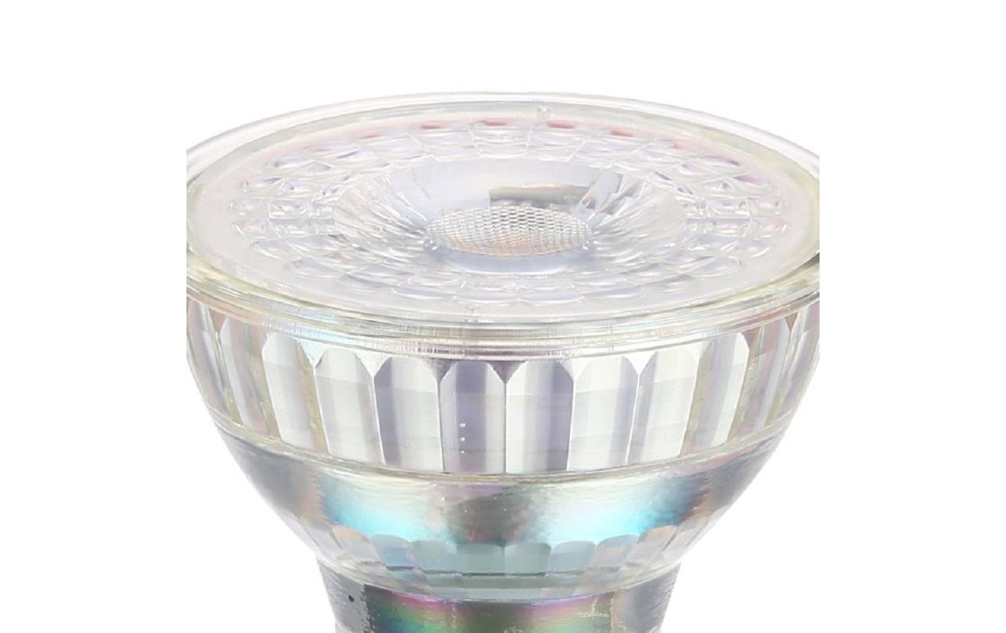 Lampe 5 W GU10 WarmweissLED-Leuchtmittel aus klarem Glas