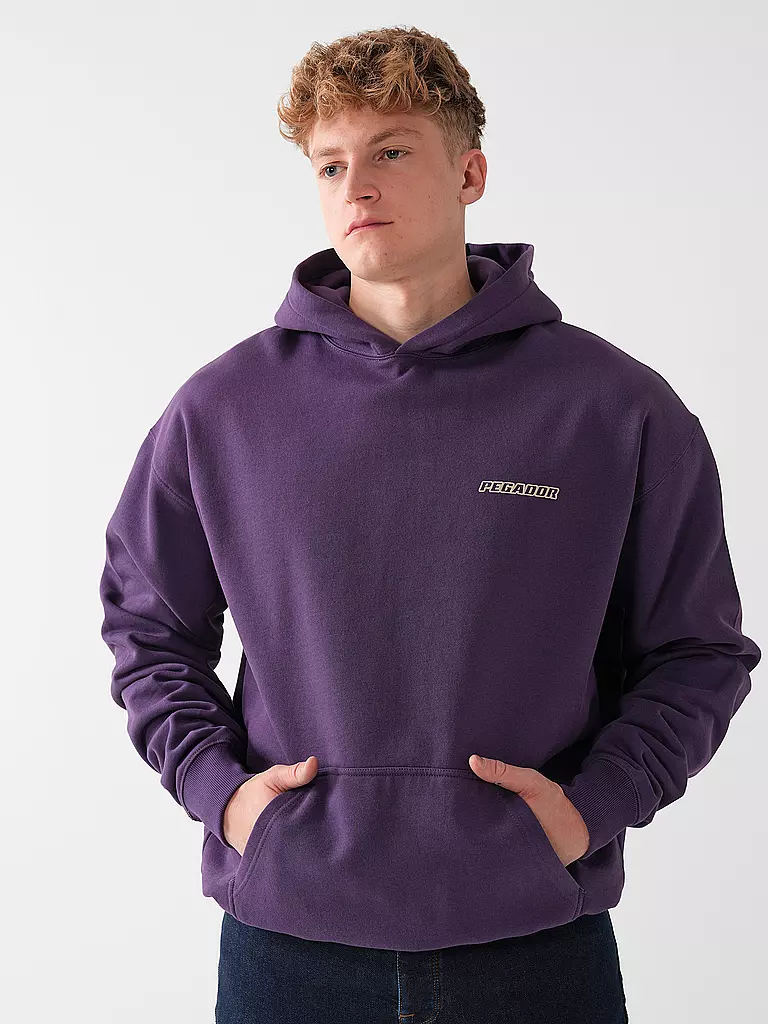 PEGADOR Kapuzensweater - Hoodie BOWIN lila