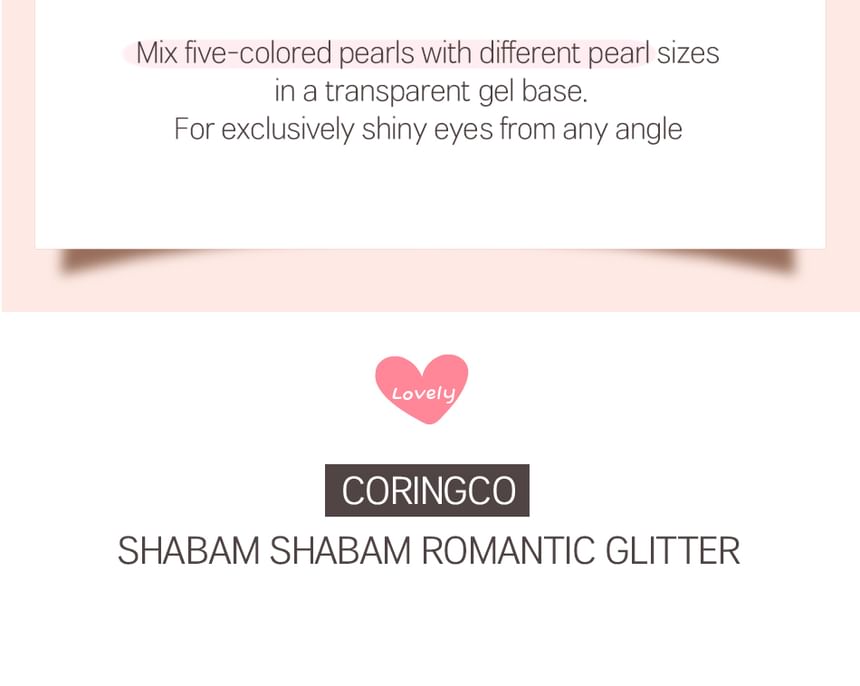 CORINGCO - Shabam Shabam Romantische Glitter - 6 Kleuren