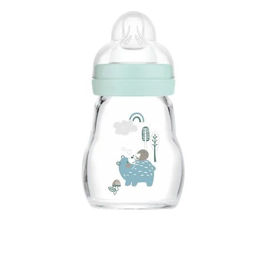 Biberon en verre   Bleu        170 ml   de               Mam