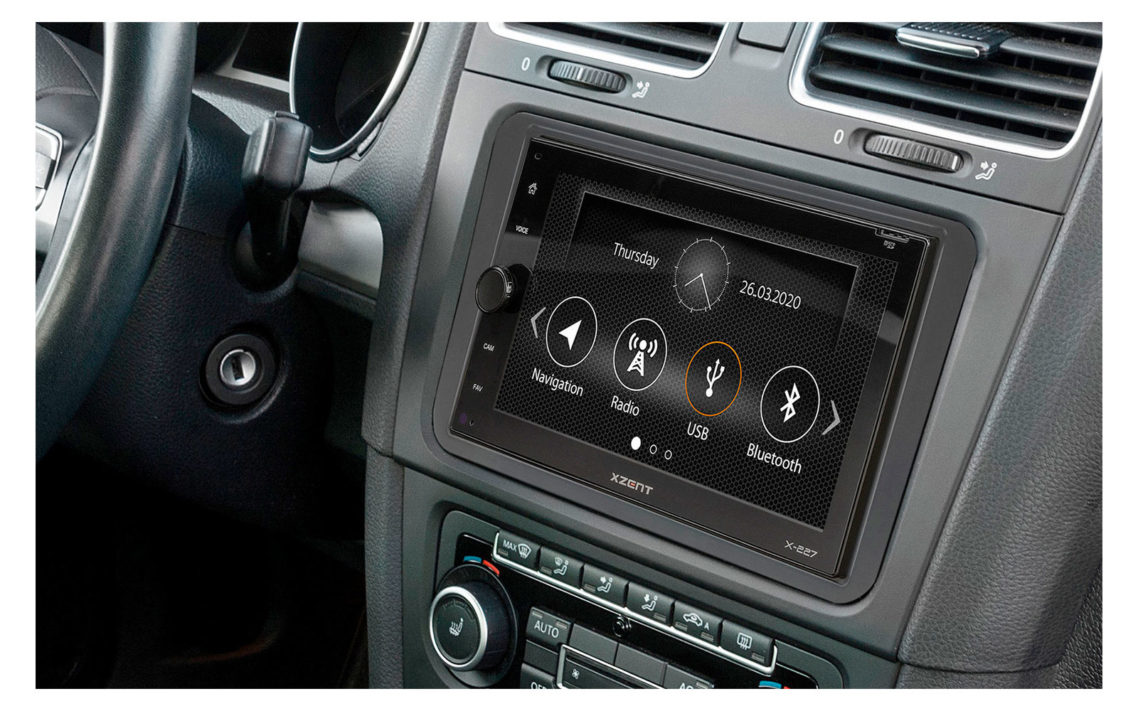 Xzent X-427 2-DIN Naviceiver Infotainmentsystem