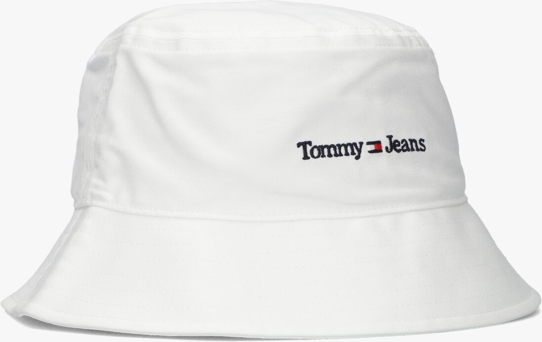 TOMMY HILFIGER witte tommy hilfiger hoed tjm sport bucket hat