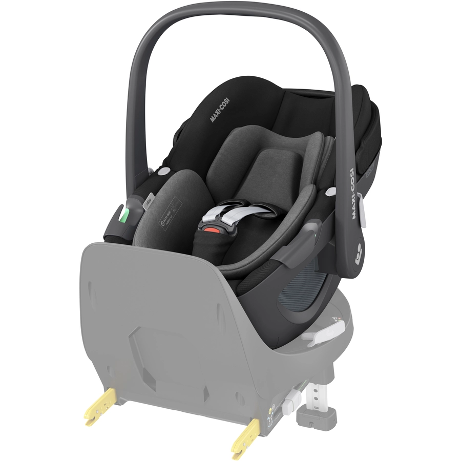 MAXI COSI Kinderwagen Set Leona 2 Essential Black & MAXI COSI Babyschale Pebble 360 Essential Black