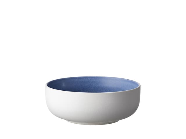 Studio Round Skål Matte white/Matte river